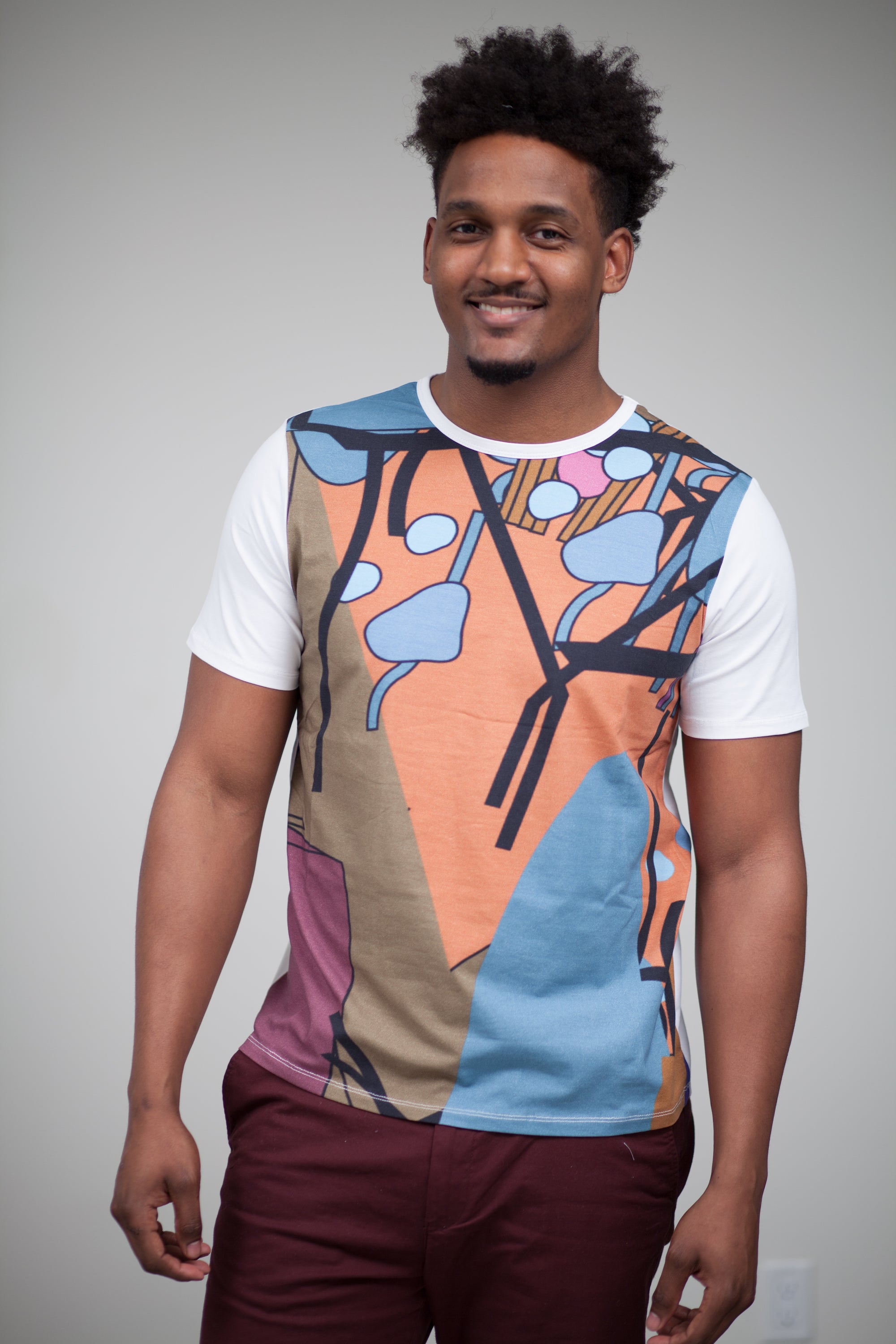 Dogon Lily Marron T-Shirt