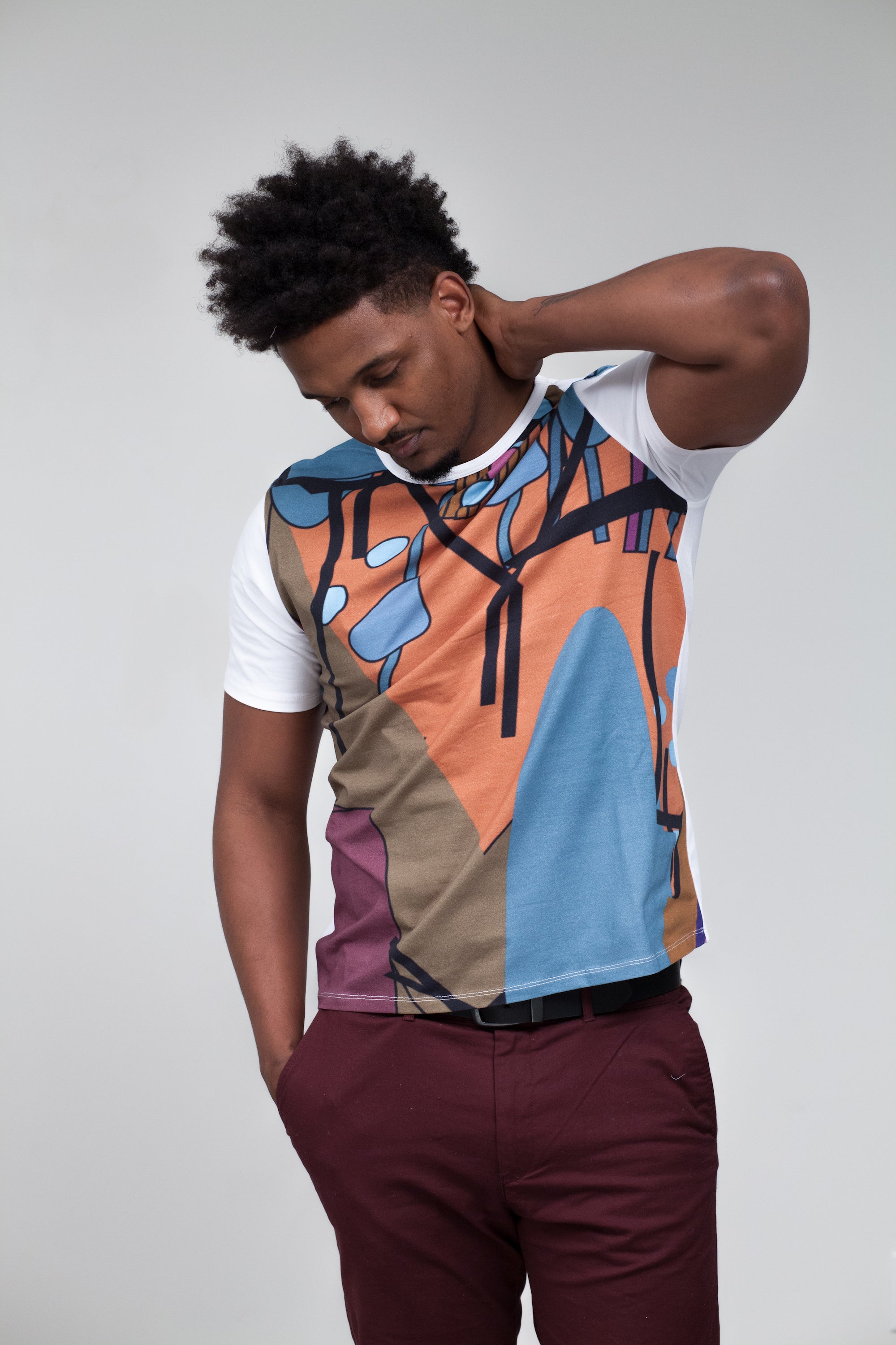 Dogon Lily Marron T-Shirt